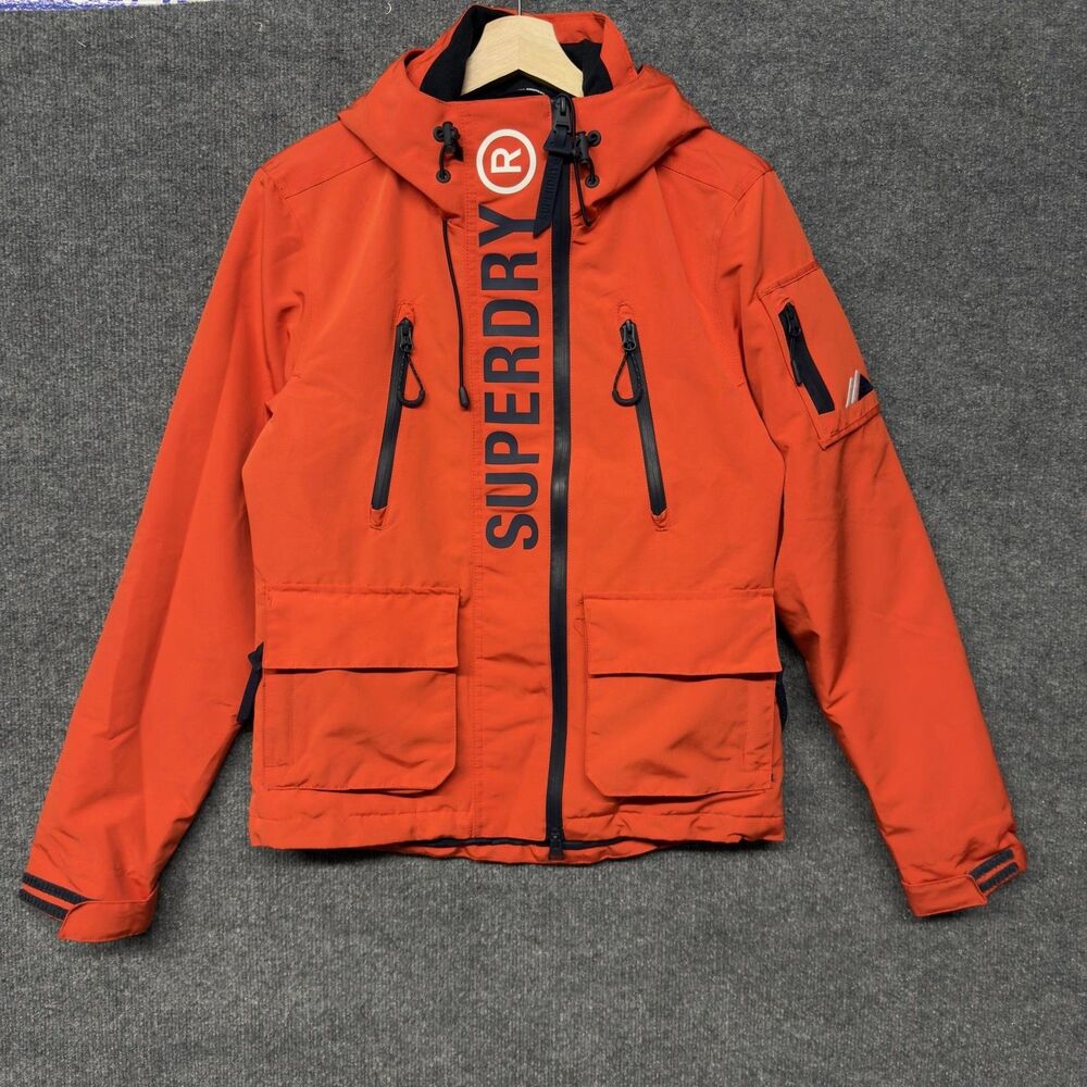 Superdry Ultimate SD-Windcheater Jacket Women’s Size 6 Insulated Full Zip Snow